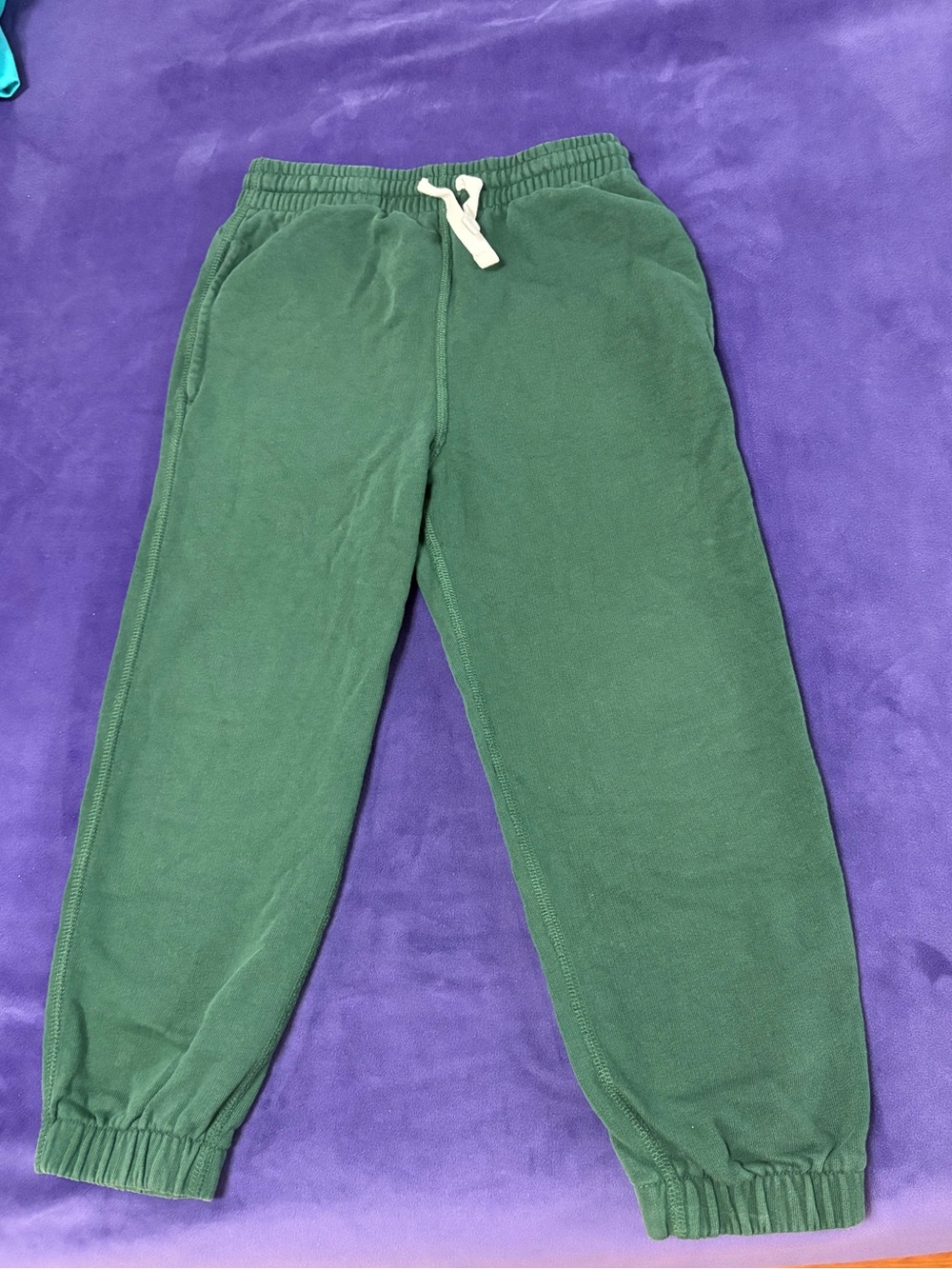 Hanna Andersson Malachite Green Drawstring Sweatpants
